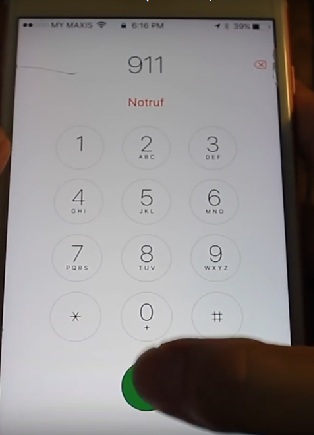 how to unlock iphone 6 with emergency call screen